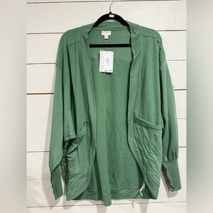LuLaRoe Kennedy Green Cardigan